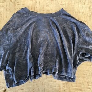 Lululemon All Yours Crop Top- Cloudy Wash- Size 12